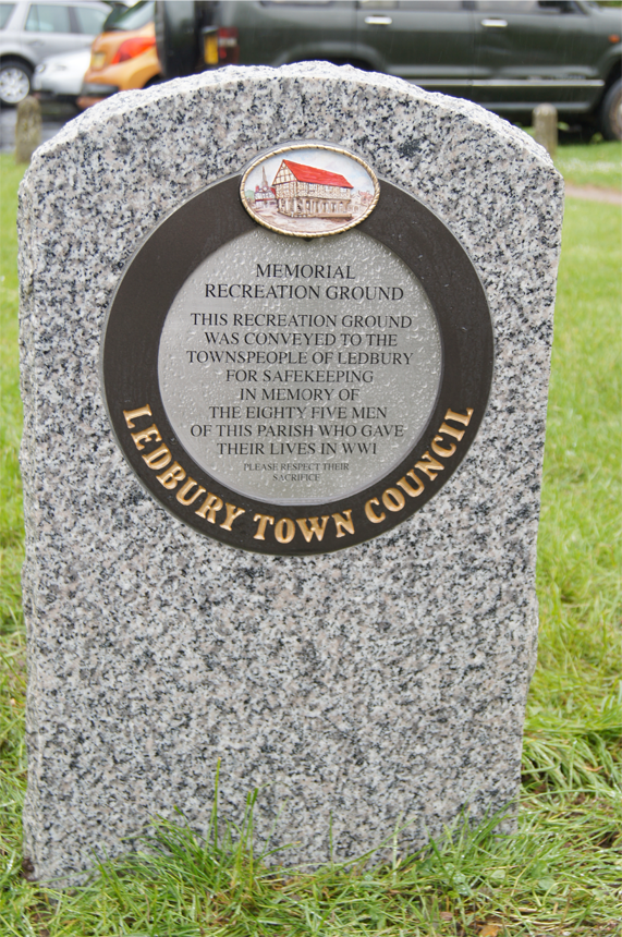 Memorial Plaque set in Granite