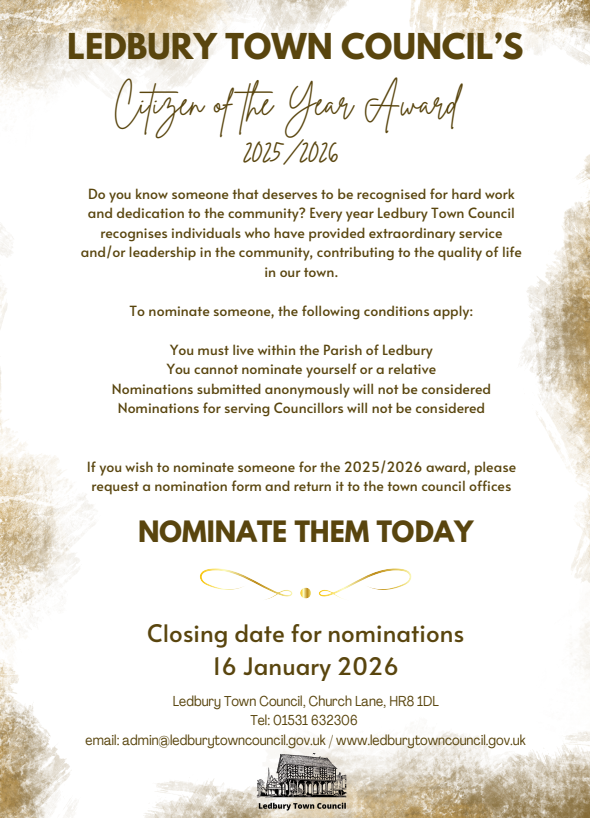 CITIZEN OF THE YEAR AWARD 2025