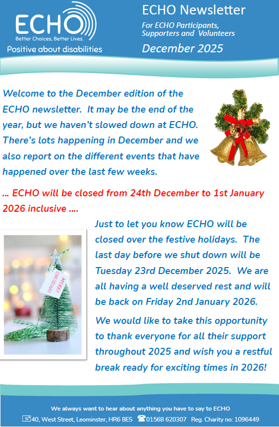 ECHO Newsletter December 2025